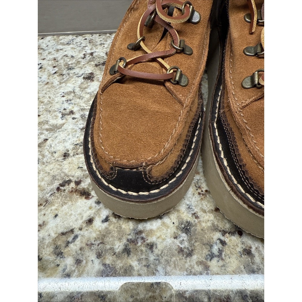 Free People Mod Mocc Shoe Boots Women Size 7.5 Eu 38 Msrp: $198 Suede - Picture 5 of 11
